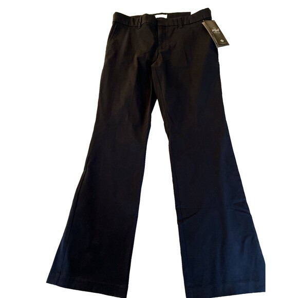Dickies Women's Perfect Shape Regular Bootcut Stretch Pants Navy Blue Size 10 - Picture 1 of 12